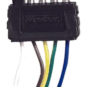 5 Wire Flat Trl Connector 4'