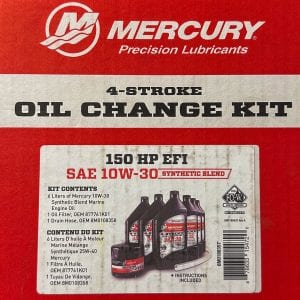 Mercury Marine 150HP Four Stroke 10W-30 Oil Change Kit 8M0107512