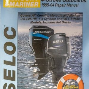 Repair Manual - Yamaha Mercury Marine Outboards, 1995-2004, All 4-stroke engines, 2.5-225HP
