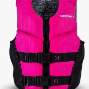 O'Brien Youth Flex V-Back Life Jackets - Pink (Small)