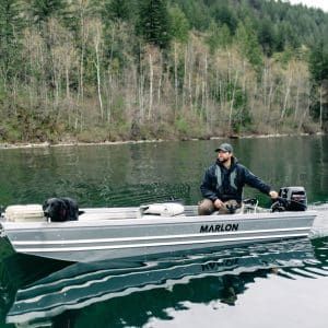 MARLON SP1455 FLAT BOW WELDED JON BOAT 15