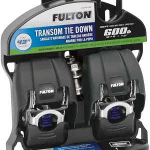 Fulton 2060366 Transom Retractable Ratchet Tie Downs - Pack of 2