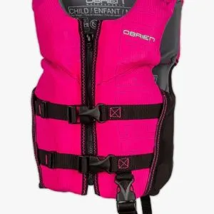 O'Brien Child Flex V-Back Life Jacket - Pink