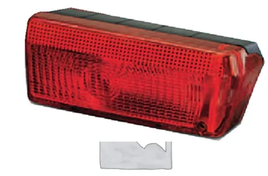 003373 Wrap-Around Right Marine Tail Light Lens