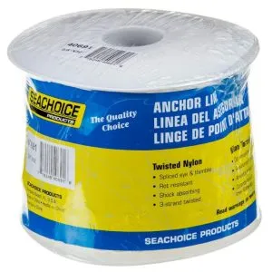 SEACHOICE 3-Strand Twisted Nylon Anchor Line 3/8