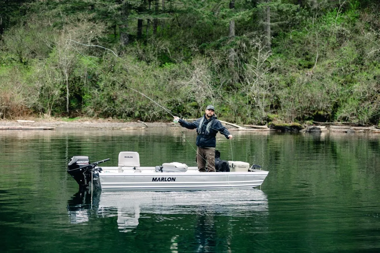 MARLON SP1455 FLAT BOW WELDED JON BOAT 15