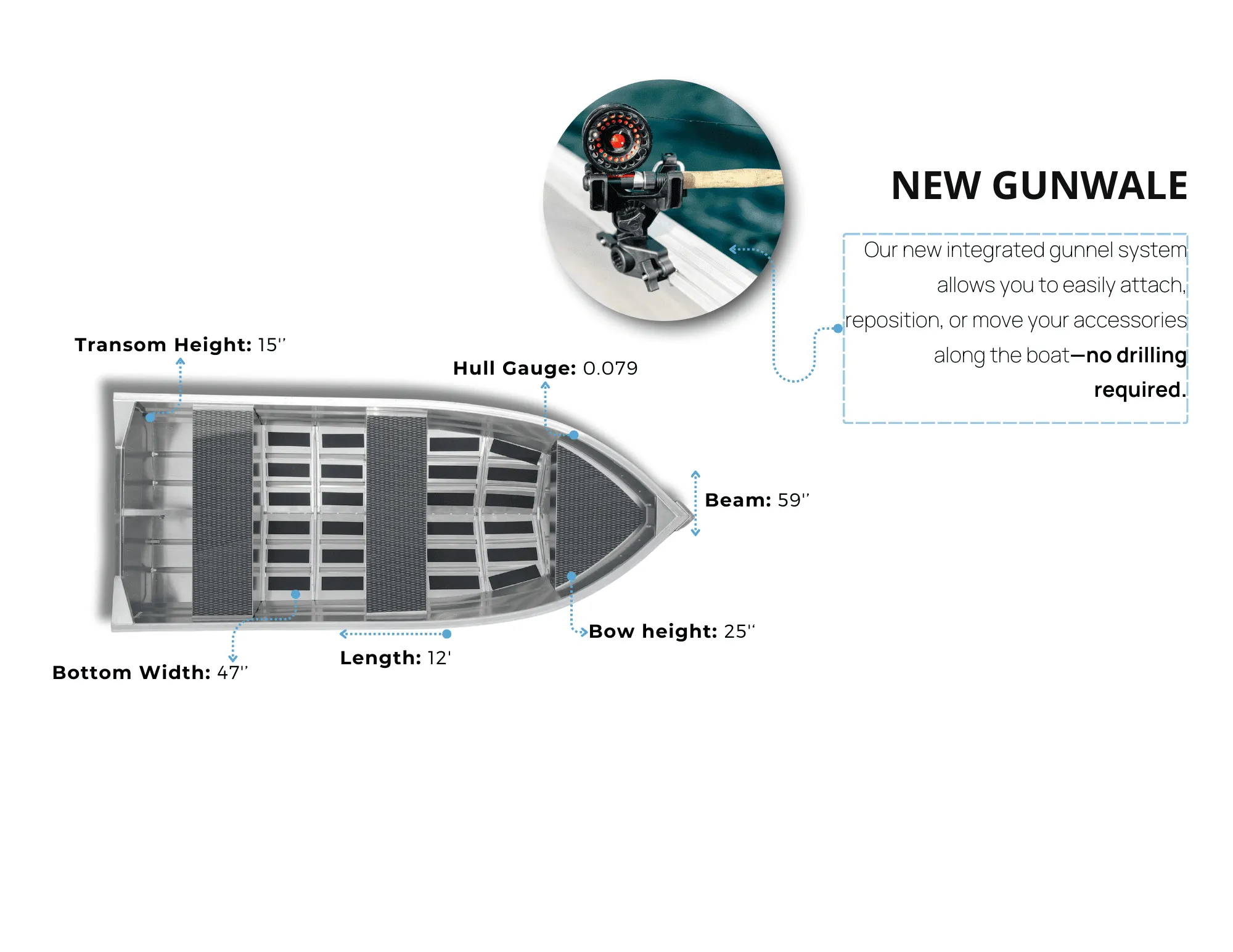 Marlon SWV12S Utility Boat - Image 5