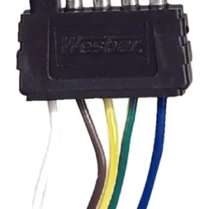 5 Wire Flat Trl Connector 4'