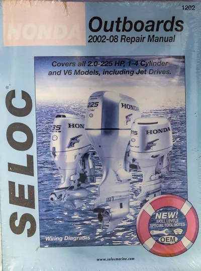 Repair Manual - Honda Outboards 2002-08