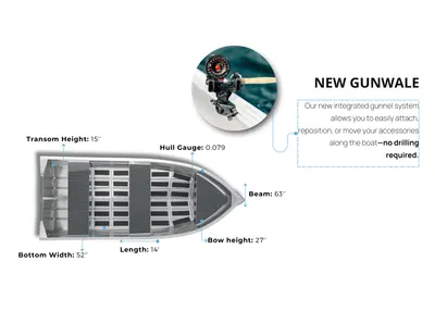 Marlon SWV14L Utility Boat  20